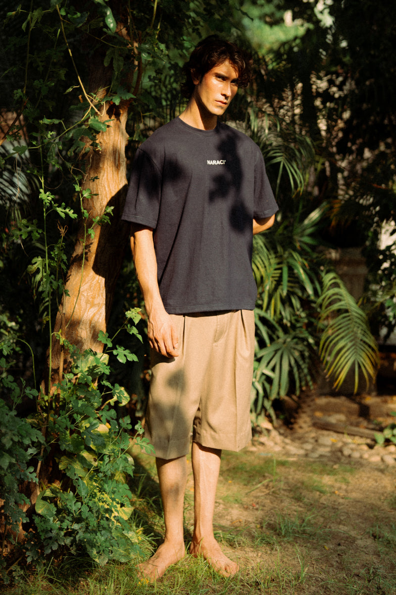 Blue Printed T-Shirt (Unisex)
